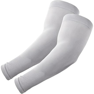 Mangas de compresión acanaladas con tela refrescante, protección UV, ligeras y elásticas, perfectas para correr, ciclismo y entrenamiento físico. - Product Image 1