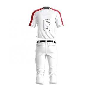 Custom Made Baseball Uniform Full Kit Baseball Uniform Jersey Pants Set Breathable Quick Dry Fabric Adult Training Sportswear - Product Image 2