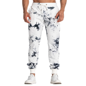 Pantalones de chándal de algodón 100% de secado rápido con cintura elástica media y bolsillos sueltos para hombre, venta al por mayor - Product Image 5
