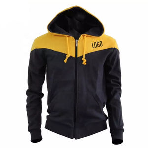 Sudadera con Capucha para Hombre, Color Sólido, Manga Larga, con Cordón y Bolsillo, Estilo Casual, Tejida, Holgada, ODM, Poliéster/Algodón, Tendencia - Product Image 1