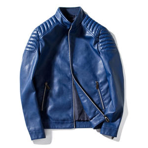 Chaquetas de Cuero Formales para Hombre, Primavera, Alta Calidad, Cuero PU, Resistentes al Viento e Impermeables, Corte Holgado, Prendas Exteriores de Lujo - Product Image 2