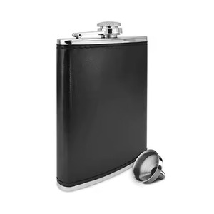 Factory Direct Sale 6oz Custom Color <b>Black</b> pink <b>White</b> Rose Gold <b>Liquor</b> Flask Hip Flask - Product Image 4