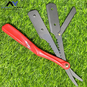 Professional Swing Lock Straight Edge Barber <b>Razor</b> Stainless Steel Safety <b>Blade</b> with Wooden Handle for Salon Hair Cutting Close - Product Image 1