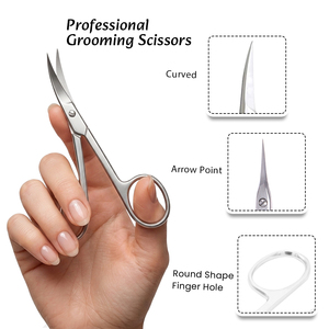 Tijeras para Uñas de Acero Inoxidable con Cuchilla Afilada, Herramienta Profesional de Precisión para Cortar y Recortar Uñas, para Manicura, Pedicura y Cuidado de las Uñas - Product Image 5