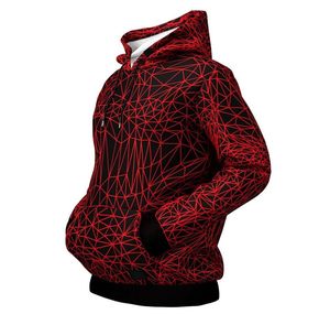 Sudadera con Capucha para Hombre, Diseño de Salpicaduras de Pintura Coloridas, Corte Regular, Informal, Tejida, con Estampado de Goteo y Logotipo en la Espalda, Estilo Veraniego - Product Image 2