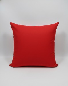 Luxury Solid Red Cotton Cushion Cover Soft Decorative <b>Pillow</b> Cover For <b>Sofa</b> Living Room Modern Home Decor Premium Fabric Design - Product Image 4