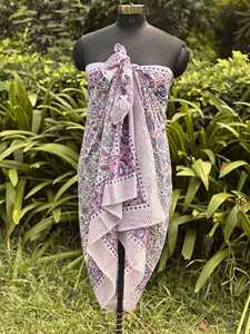 Sarongs en voile de coton 100% imprimé à la main en gros, Sarongs de plage imprimés de Bali pour femmes, Paréos d'Indonésie - Product Image 4