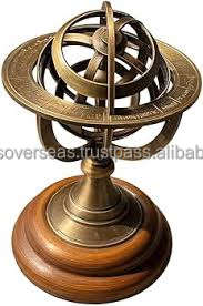 Esfera Armilar con Base, Globo Celeste Decorativo para el Hogar, Oficina, Escritorio, Decoración Náutica y Artículo de Regalo - Product Image 6