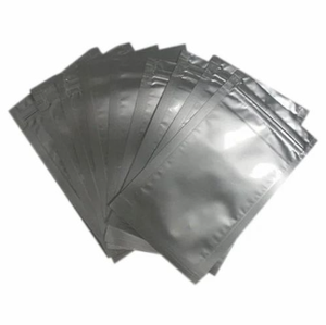 Zipper <b>Bag</b> BOPP/AL/PE SYSTECH 385x190x0.09mm Antistatic LDPE Heat Seal Vacuum Seal Moisture Proof V-Cut for Consumer Electronics - Product Image 1