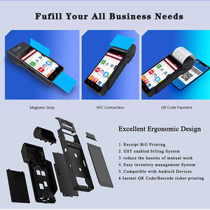 <span class=keywords><strong>Terminal</strong></span> Android portable avancé avec prise en charge <span class=keywords><strong>de</strong></span> la bande magnétique Nfc Ic pour les paiements <span class=keywords><strong>de</strong></span> détail mobiles <span class=keywords><strong>de</strong></span> nouvelle génération - Product Image 6