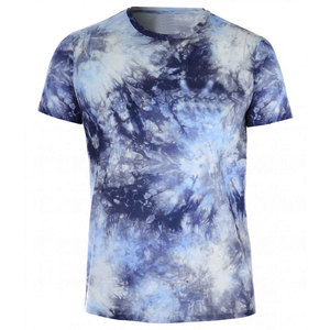 Camiseta de Cuello Redondo para Hombre, 100% Algodón Peinado, Casual, Manga Corta, Lisa, Ecológica, Corte Holgado, con Logotipo Personalizado con Impresión Digital, Bio Lavada - Product Image 4