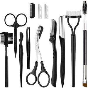Kit d'outils de beauté, ensemble de pinces à sourcils pour usage quotidien, ensemble de pinces à sourcils à prise facile, ensemble de pinces à sourcils en acier inoxydable - Product Image 1
