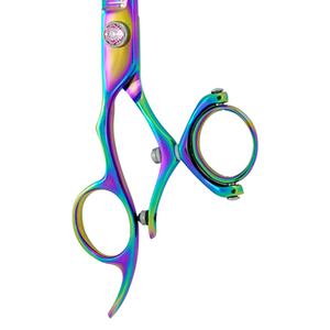 Ciseaux de coiffure en cobalt à 32 dents, double articulation, en acier inoxydable, pour la coupe des cheveux, pour salon de coiffure et usage domestique, manuel - Product Image 5