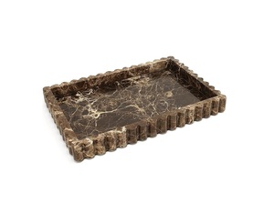Factory Price Factory Direct Marble <b>Perfume</b> Display <b>Tray</b> For Cosmetics Beauty Salons Retail Stores And Luxury Vanity Decoration - Product Image 1