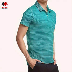 Chemises polo personnalisées anti-rides à impression numérique pour hommes avec logo personnalisé, manches courtes, tissu tricoté, design OEM - Product Image 3