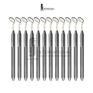 Espejos Dentales Manuales de Acero Inoxidable Plateado de Alta Calidad Personalizables, Certificación CE Clase I, Ergonómicos y Resistentes a Altas Temperaturas - Product Image 6