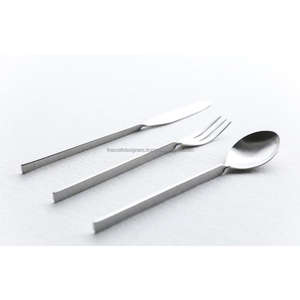 Ensemble de 3 couverts en cuivre plaqué cuivre, cuillère, fourchette et couteau, pour anniversaire, fiançailles, décoration de table - Product Image 3