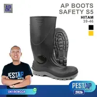 AP <b>Boots</b> Factory <b>High</b> Steel Toe Waterproof Anti-Slip Industrial Heavy Duty PVC Rubber <b>Boots</b> - Product Image 2