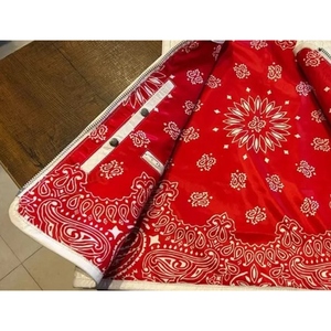 Chaleco de Cuero Genuino Blanco Premium con Grabado de Cocodrilo, Cierre Frontal, Forro Rojo Paisley y Estilo Motociclista Personalizado - Product Image 5