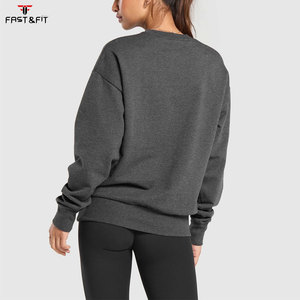 Sweat-shirts à capuche oversize en polaire pour femmes, pull-over respirant style streetwear col rond, mode automne - Product Image 2