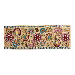 Floral Embroidered Table <b>Runner</b> Traditional Cloth Home Decor <b>Washable</b> - Product Image 6