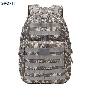 Sac à dos tactique SPOFIT imperméable en résine et maille, 20-36L, unisexe, pour la randonnée et les activités de plein air - Product Image 1
