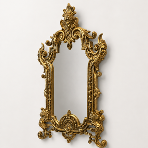 Espejo de Pared Barroco Dorado Antiguo, Marco Decorativo Ornamentado, Espejo de Lujo Vintage para Decoración de Hogar, Hotel, Salón, Sala de Estar, Regalo - Product Image 2