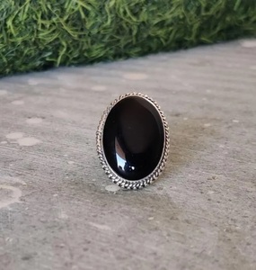 Anillo de Ónix Negro Natural, Plata de Ley 925, Hecho a Mano, Joyería Fina Clásica, Regalo para Ella - Product Image 5