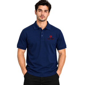 Polo Casual para Hombre con Mangas Cortas, Detalle Bordado en el Pecho, Material de Punto Cómodo, Corte Clásico, Deportivo, Golf, Negocios - Product Image 1