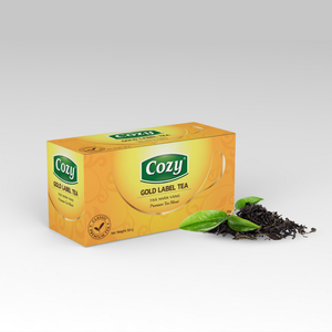 Bolsa de té con etiqueta dorada de muestras gratis Fácil de preparar Etiquetas de bolsas de té acogedoras de malla PLA de té negro Premium - Product Image 6