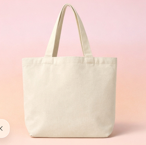 Sac de plage en toile imprimé personnalisé avec poignée d'épaule naturelle, logo personnalisé brodé, sac de shopping rayé - Product Image 3