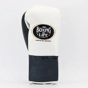 Gants d'entraînement professionnels No Boxing No Life, en cuir véritable 100%, qualité supérieure, avec logo personnalisé, lacets, Boxeo - Product Image 2