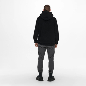 Men Thick Sherpa Hoodie Men Cozy Winter Eco-Friendly 100% Cotton Breathable Customizable Oversized Teddy Fleece Oversized Hoodie - Product Image 3