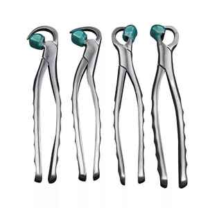 Manual German Extraction Forceps <b>Set</b> for Adult Dental Use-4 Pieces Dental <b>Pliers</b> MOL Safety Certified CE Class by Blush surgical - Product Image 3