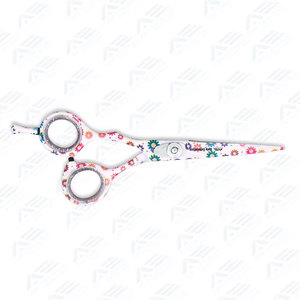 Barber Scissors Stainless Steel Fancy Scissors European Vintage <b>Floral</b> Design Strong Blades Multi-Purpose Custom Made - Product Image 4