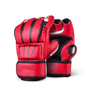 ถุงมือ MMA หนังออกแบบเองได้ พิมพ์ลายสำหรับฝึกซ้อมมวย  ป้องกันการลื่น  ใช้ได้ทั้งกลางแจ้งและในร่ม  สำหรับทุกเพศ - Product Image 5