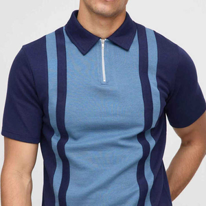 Polo en polyester pour homme, respirant, à manches courtes, décontracté, pour le travail, doux, confortable, broderie personnalisée, impression, vente en gros - Product Image 5