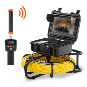 Telecamera per Ispezione Tubi da 9 Pollici con Funzione DVR, Localizzatore 512Hz, Portata 300 Ft/91.5 m, IP68, 12 Telecamere Regolabili per Fognature - Product Image 5
