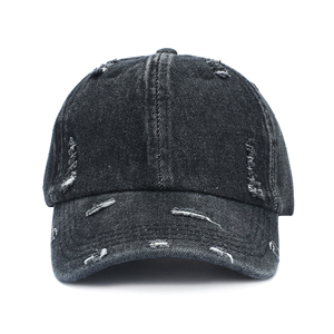 Gorra de Béisbol Estilo Dad de Mezclilla Desgastada con Marca Personalizada, Lavada y Vintage, con Correa Ajustable para Streetwear y Merchandising - Product Image 6