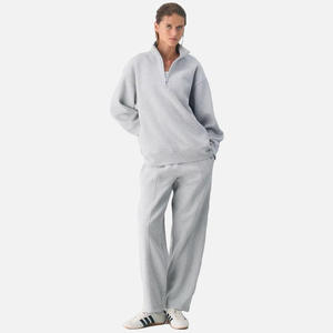 Ropa de Calle de Moda para Mujer, de Alta Calidad, para Invierno, Casual, de Manga Larga, con Cuello, de Color Sólido, al por Mayor, con Logotipo Personalizado - Product Image 1