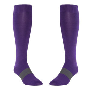 Calcetines Altos Hasta la Rodilla Color Morado, Tejidos, Estilo Regular para Adultos - Product Image 5