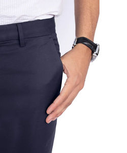 Pantalones Chinos de Algodón y Elastano de Alta Calidad para Hombre, Corte Slim Fit, Cintura Media, Estilo Casual para Otoño, Directo de Fábrica, OEM - Product Image 6