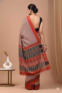 Breathable Chanderi Silk <b>Saree</b> for Women Daily and Occasion Wear - Product Image 4