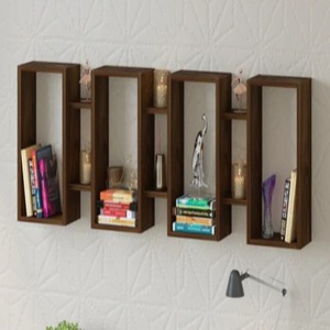 Étagère murale polyvalente Steda, étagère ouverte pour décoration murale, étagères de rangement, organisateur de rangements. - Product Image 1