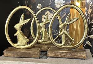 Wooden Christmas Deer And Tree Decorative Sign With Stars Rustic Tabletop <b>Home</b> <b>Decoration</b> Irregular Shape Decorative Objects - Product Image 6