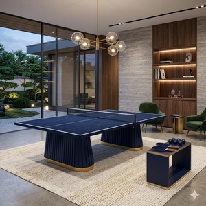 Mesa de Ping Pong Avena, Mesa de Tenis de Mesa Deportiva Moderna Personalizada con Diseño Ecológico y Duradero para Uso en Interiores, Hogar, Hotel y Club - Product Image 1
