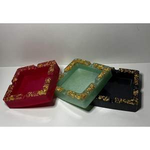 Cenicero de Resina Elegante y Lujoso, Bandeja Decorativa Moderna para Fumar, Porta Cigarrillos con Estilo, Ecológico para el Hogar, Oficina o Mesa - Product Image 5