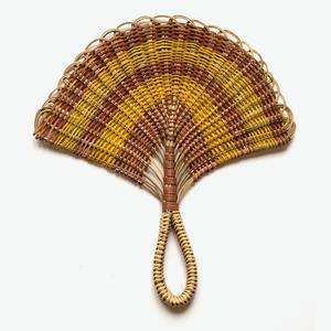 Ventilateur mural décoratif en rotin moderne, prix d'usine, arts suspendus en fibres naturelles pour décorer les murs - Product Image 4