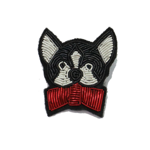 New Cartoon Uniform Badge OEM Iron-On Patch Hand Made Embroidery Gold Bullion Wire Non-Woven Felt Sequins PVC Wholesale - Product Image 3