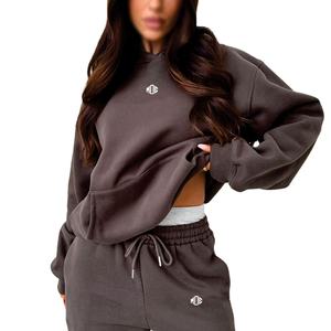 Sweats à capuche surdimensionnés pour femmes de luxe, en molleton lourd, sweats à capuche pour femmes, logo personnalisé, marque privée, sweats à capuche streetwear pour les États-Unis - Product Image 1